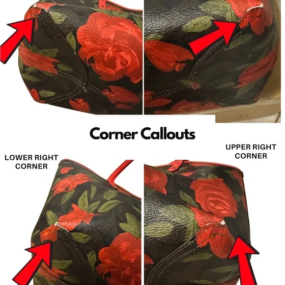 Coach City Tote in Signature Canvas in Camo Rose Floral Print - Picture 6 of 10